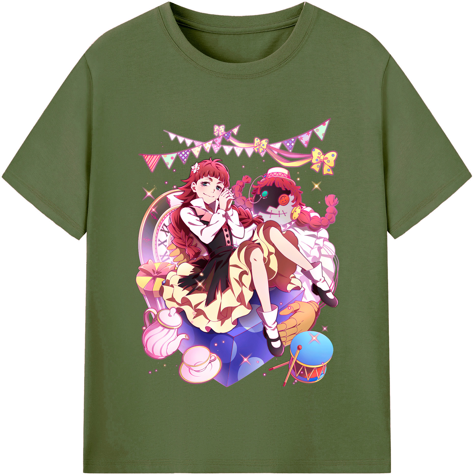 （画像用） 文豪ストレイドッグス Bungo Stray Dogs 綿100％半袖Tシャツ（フロントプリント）